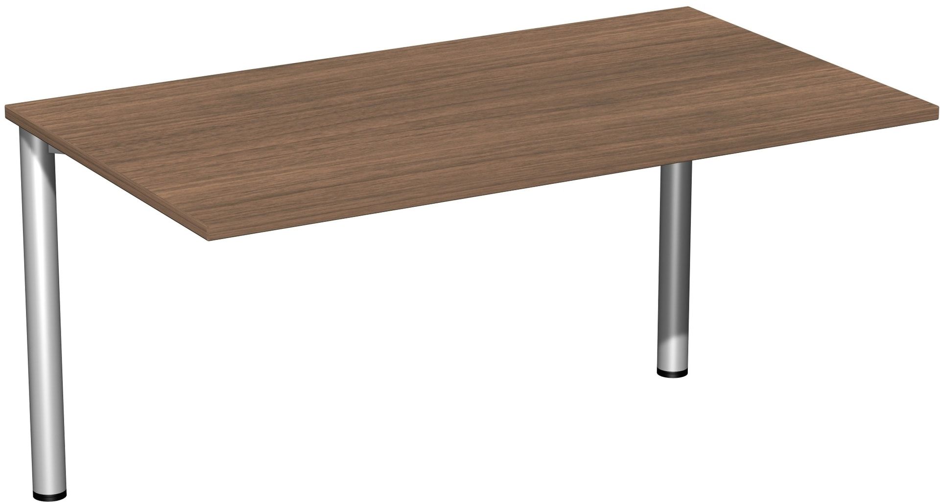Schreibtisch - 4-Fuß Flex - Bürotisch - 720 x 1.000 x 800 mm (HxBxT) - Gestell anthrazit - Ahorn