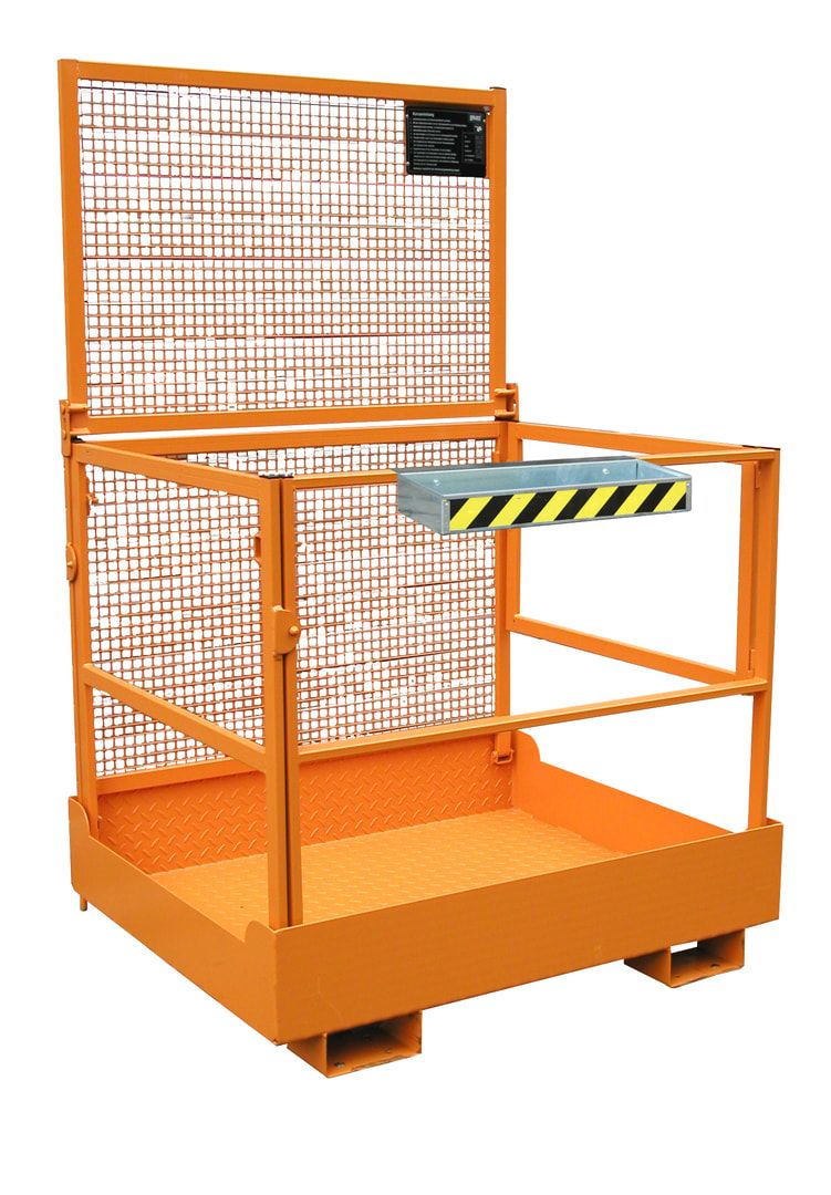 Arbeitsbühne - Traglast 170 kg - 1.890 x 1.200 x 1.090 mm - faltbar - feuerverzinkt
