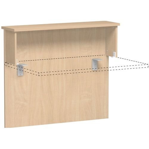 Anbau Thekenelement, Anbaumodul, 25 mm Dreischicht-Feinspan, 1.025 x 1.000 x 300 mm (HxBxT), Dekor Ahorn
