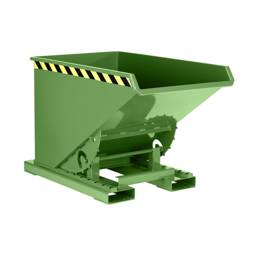 Abrollkipper für Schüttgüter - Volumen 1.200 l - Traglast 1.500 kg - 1.100 x 1.070 x 1.800 mm (HxBxT) - anthrazitgrau