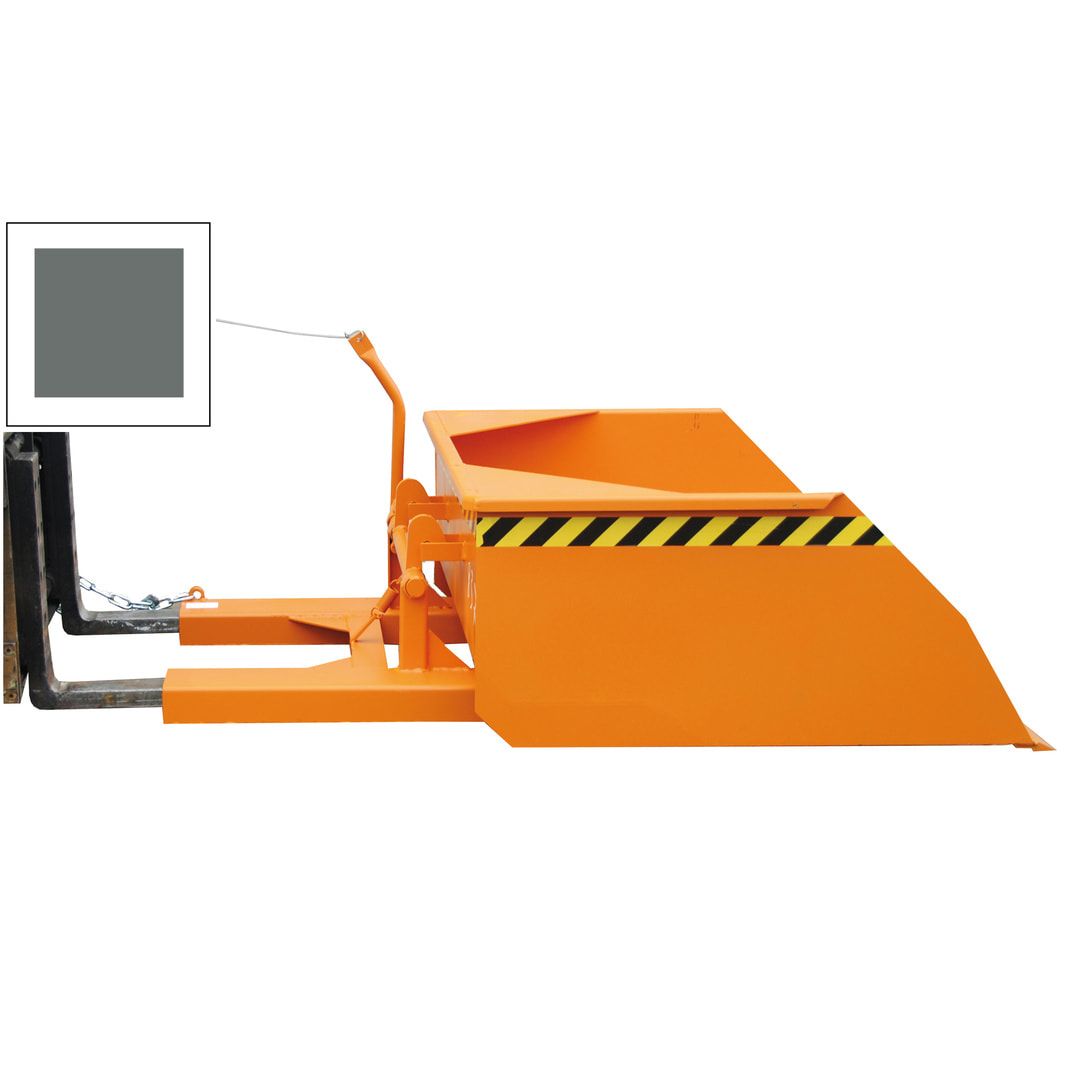 BAUER Staplerschaufel mechanisch - 1.000 l - 2.000 kg - feuerrot