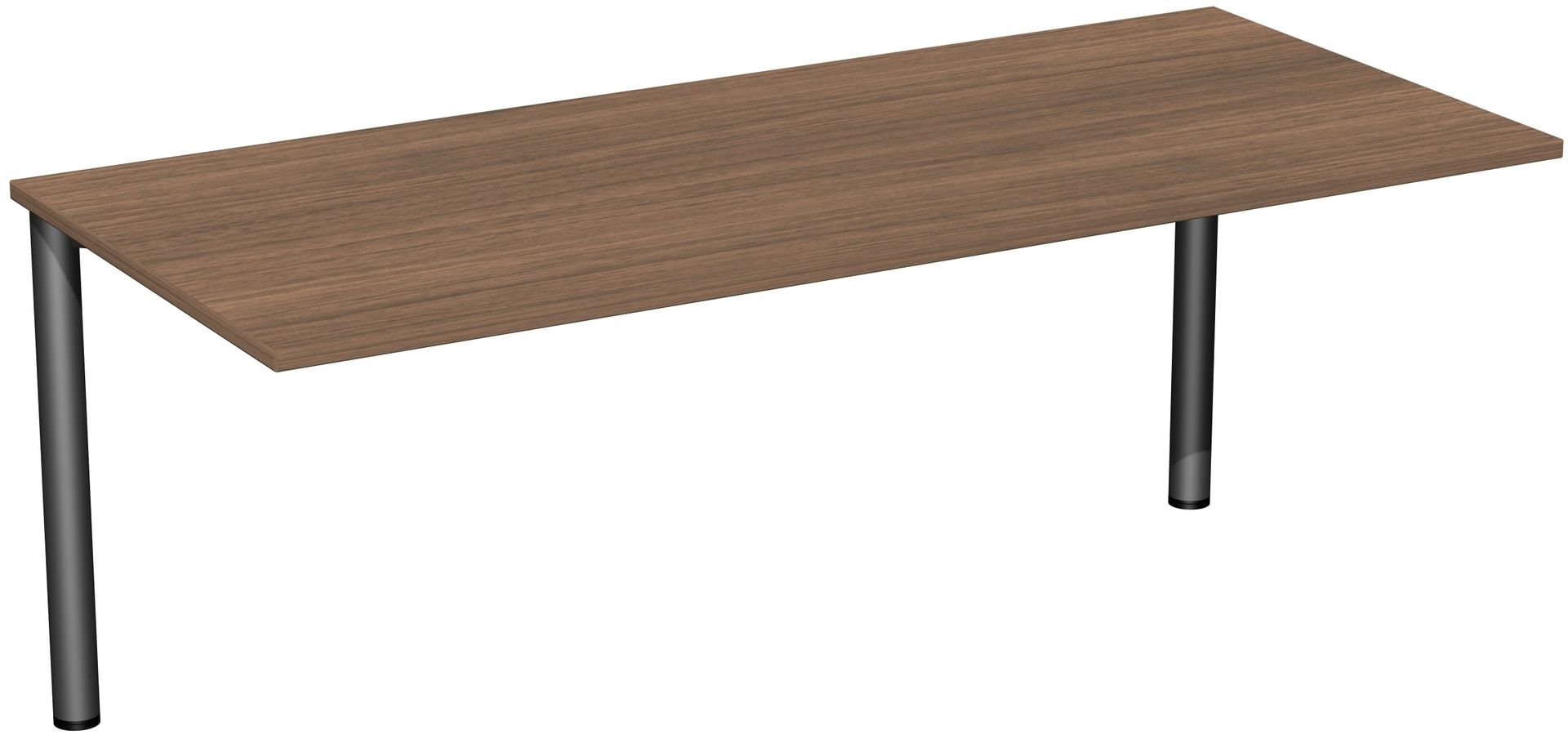 Schreibtisch - 4-Fuß Flex - Bürotisch - 720 x 1.000 x 800 mm (HxBxT) - Gestell anthrazit - Ahorn