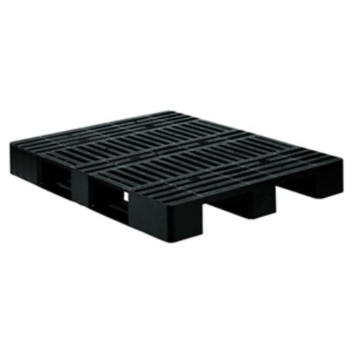 3-Kufen-Palette - PE - Traglast 1.000 kg - BxTxH 1.200x1.000x150 mm - schwarz