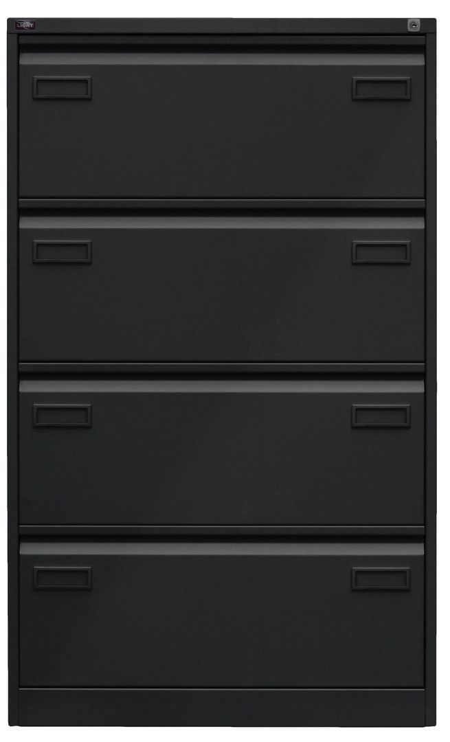 Bisley Light Hängeregistraturschrank - 2 Schubladen - doppelbahnig - Farbe blau