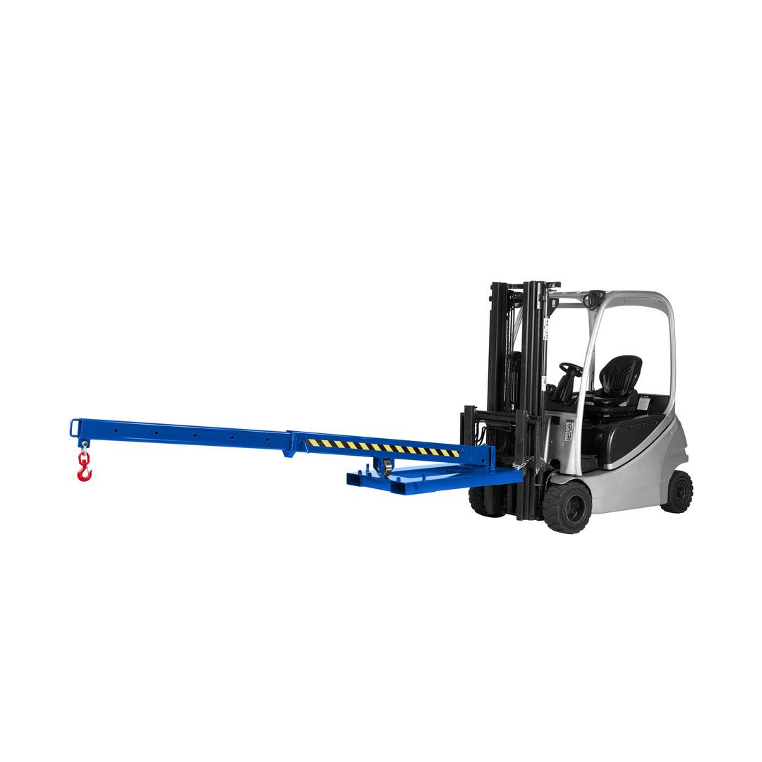 Kranarm, seitenverstellbar - Traglast 1.000 kg - Länge 2.260 - 3.760 mm - anthrazitgrau