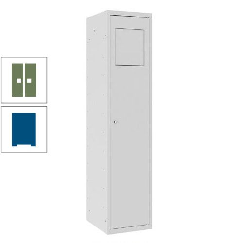 Wäschesammelschrank, Wäscheschrank, Einwurfklappe, Beutelhalter, 1.800 x 400 x 500 mm (HxBxT), Korpus anthrazitgrau, Front anthrazitgrau
