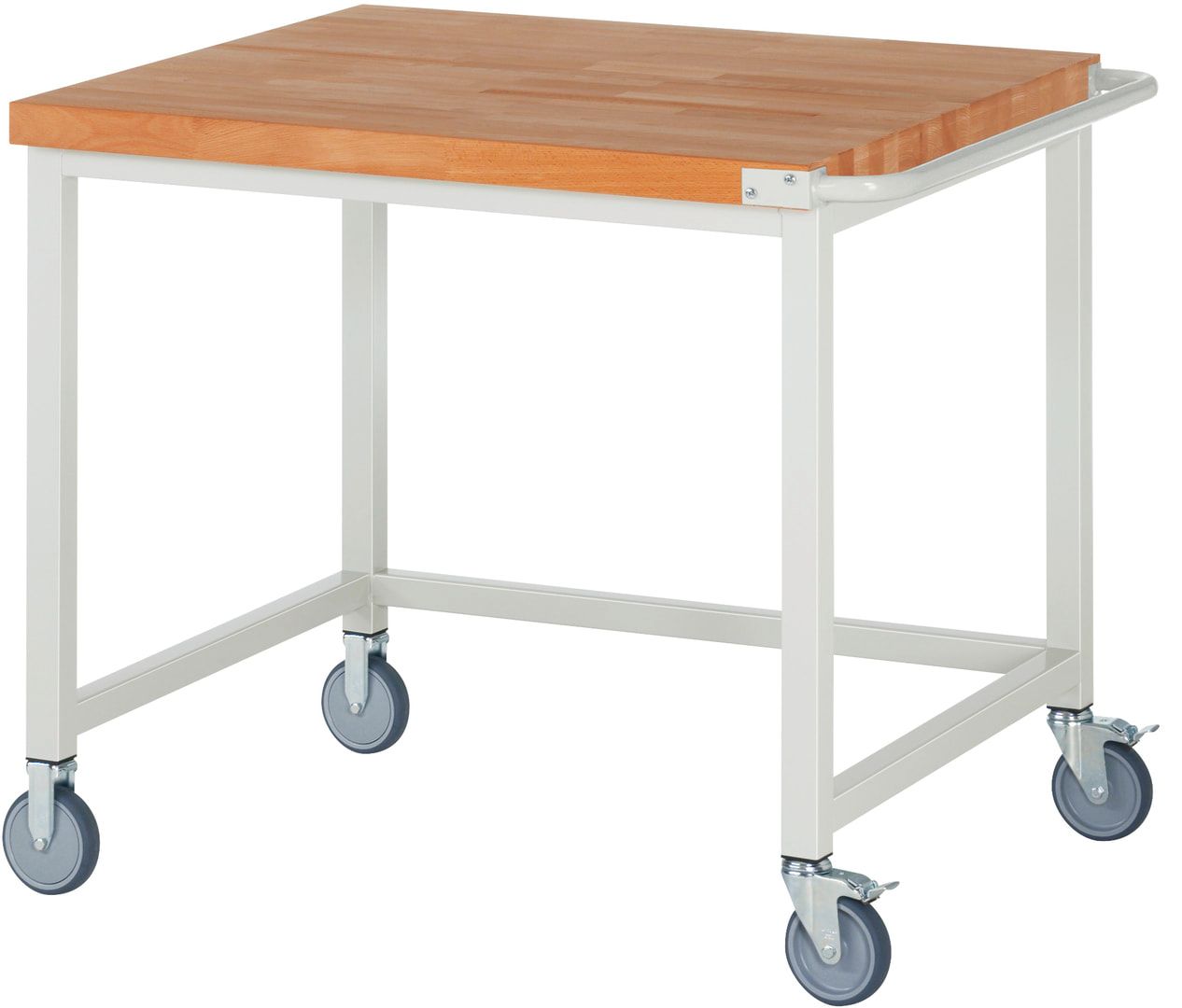 Mobile Werkbank - 880 x 1.000 x 900 mm (HxBxT) - Traglast 450 kg - Buche - Anthrazitgrau