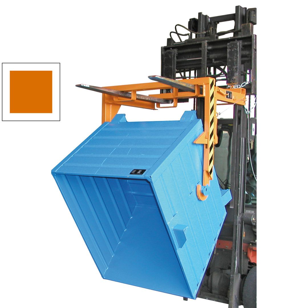 BAUER Kipptraverse - für Stapelkipper mit 1.500 l Volumen - hydraulisch - feuerrot