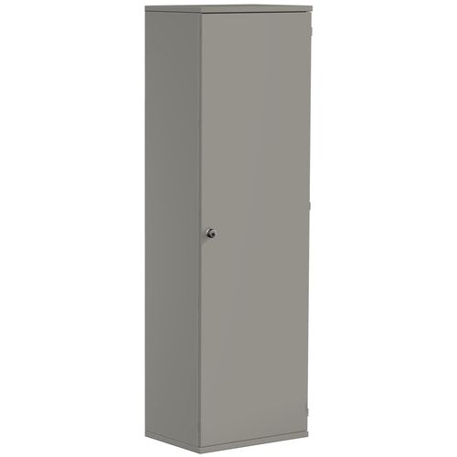 Flügeltürenschrank, Holztüren, Schloß links, 5 Ordnerhöhen, 4 Einlegeböden, 1.920 x 600 x 425 mm (HxBxT), Frontfarbe Ahorn, Korpusfarbe Ahorn