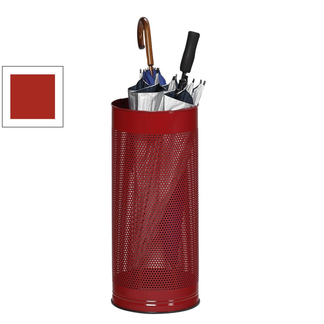 Schirmständer - gelochter Korpus - rund - 30 l - 610 x 270 x 270 mm (HxBxT) - Edelstahl