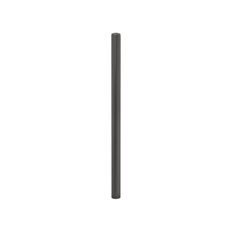 Einfacher Pfosten mit Bogenkopf - Durchmesser 60 mm - Höhe 1.100 mm - Farbe enzianblau