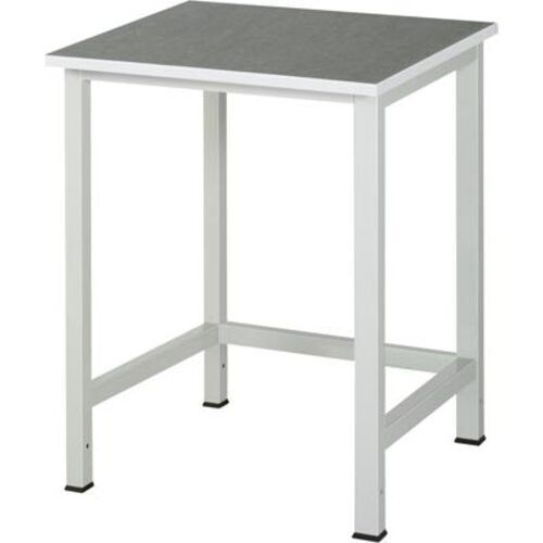 Arbeitstisch - 825 x 750 x 800 mm (HxBxT) - Traglast 500 kg - Linoleum - Anthrazitgrau