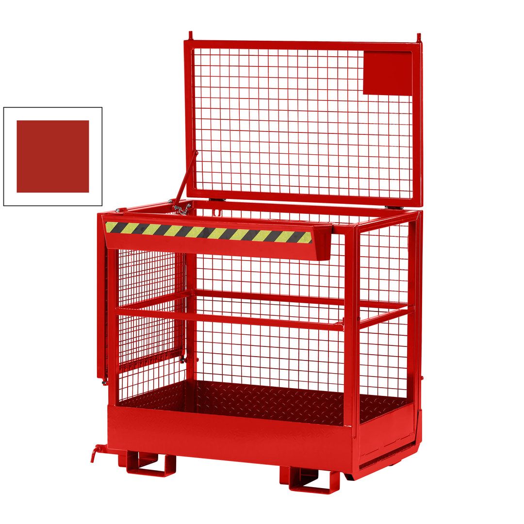 Arbeitsbühne - 2-seitige Aufnahme - Traglast 300 kg - 1.950 x 1.200 x 800 mm (HxBxT) - anthrazitgrau