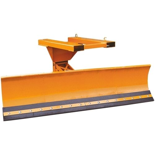Eichinger Schneepflug, Gummischürfleiste, Taschen oben, Kettensicherung, 2-fach verstellbar, Schildbreite 1.500 mm, Farbe anthrazitgrau