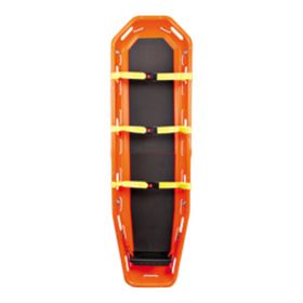 Schleifkorbtrage, Bergungstrage, Rettungstrage, Höhenrettung, Tiefenbergung, Bergrettung, Sicherheitsgurte, bis ca. 280 kg, 200 x 650 x 2.150 mm, HDPE