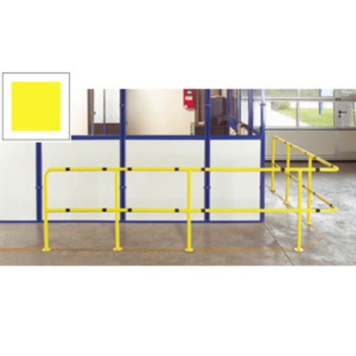 Anfangs- oder Endstück für Rammschutz Geländer System Flex - Outdoor Baukastensystem - Anfahrschutz aus Stahl - sichert Wege und Bereiche - verzinkt