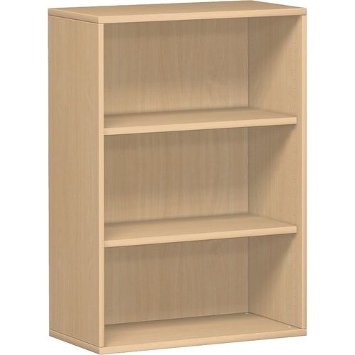 Büroregal, Metallsockel/Standfüße, 2 Einlegeböden, modular, Dreischicht-Feinspan, Einlegeboden, 1.152 x 1.000 x 425 mm (HxBxT), Dekor Ahorn