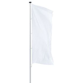Aluminium Fahnenmast - mit Ausleger - mit Kurbel - zylindrisch - abschließbar