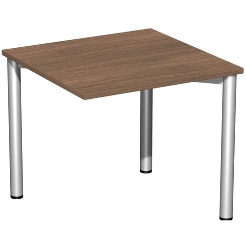Schreibtisch - 4-Fuß Flex - Bürotisch - 720 x 1.000 x 800 mm (HxBxT) - Gestell anthrazit - Ahorn