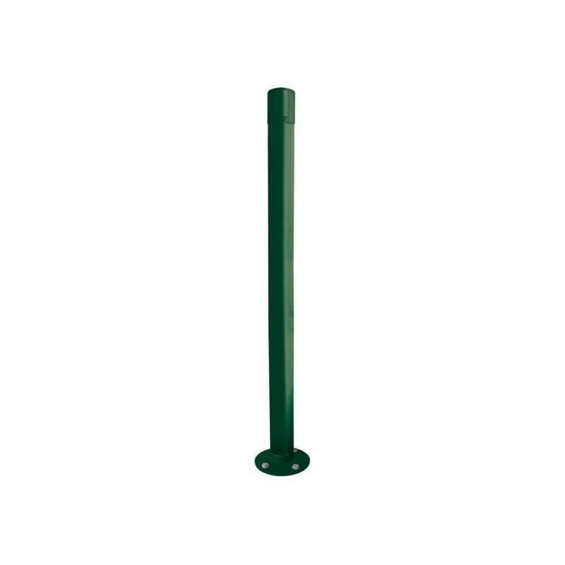 Neigbarer Pfosten mit Bogenkopf - 76 x 1.000 mm (DxH) - Farbe enzianblau - Pfosten mit Gelenk - beweglicher Pfosten