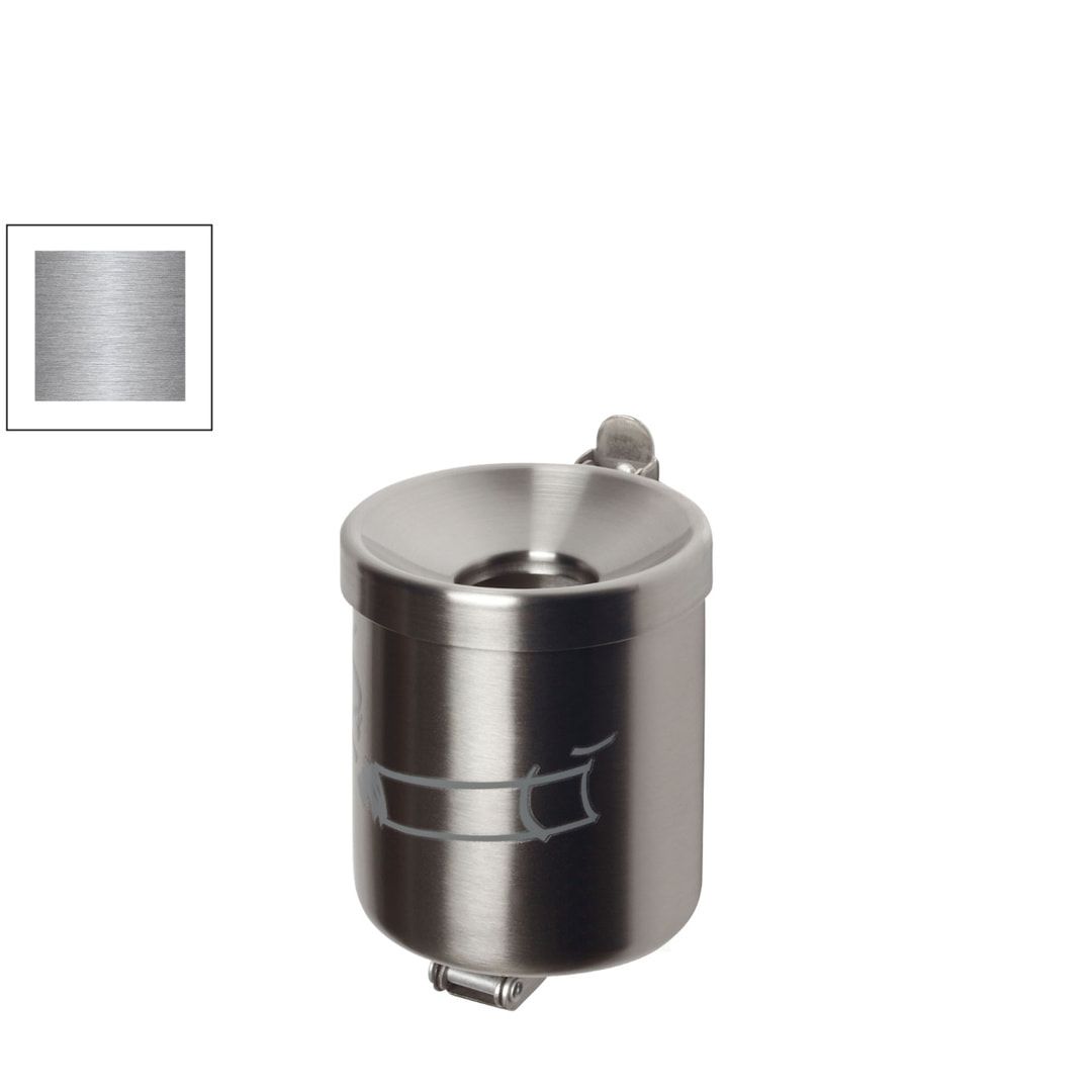 Wandascher - Volumen 0,6 l - 100 x 90 x 120 mm (HxBxT) - Edelstahl