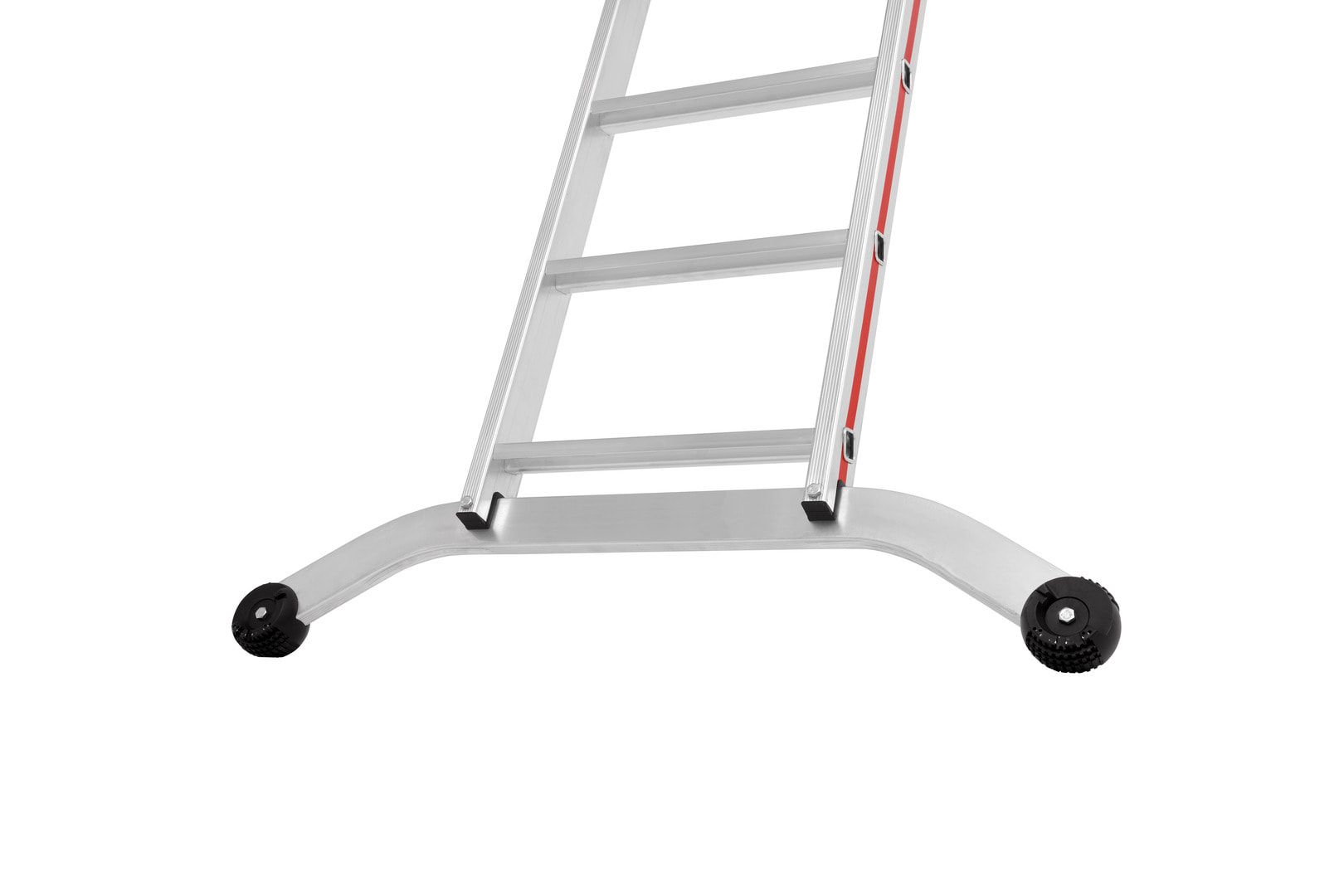 Anlegeleiter, Aluminium, Rutschhemmung R13-Beschichtung, 2.220 x 425 mm (LxB), 8 Stufen, Stufentiefe 80 mm, Leiterfüße, ölige Bereiche, Hymer