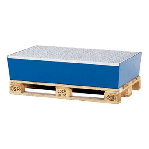 Auffangwanne - Volumen 200 l - Traglast 850 kg - 255 x 1.240 x 815 mm (HxBxT) - enzianblau