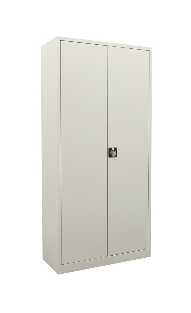 Putzmittelschrank - Mehrzweckschrank - 1.950 x 920 x 420 mm (HxBxT) - lichtgrau