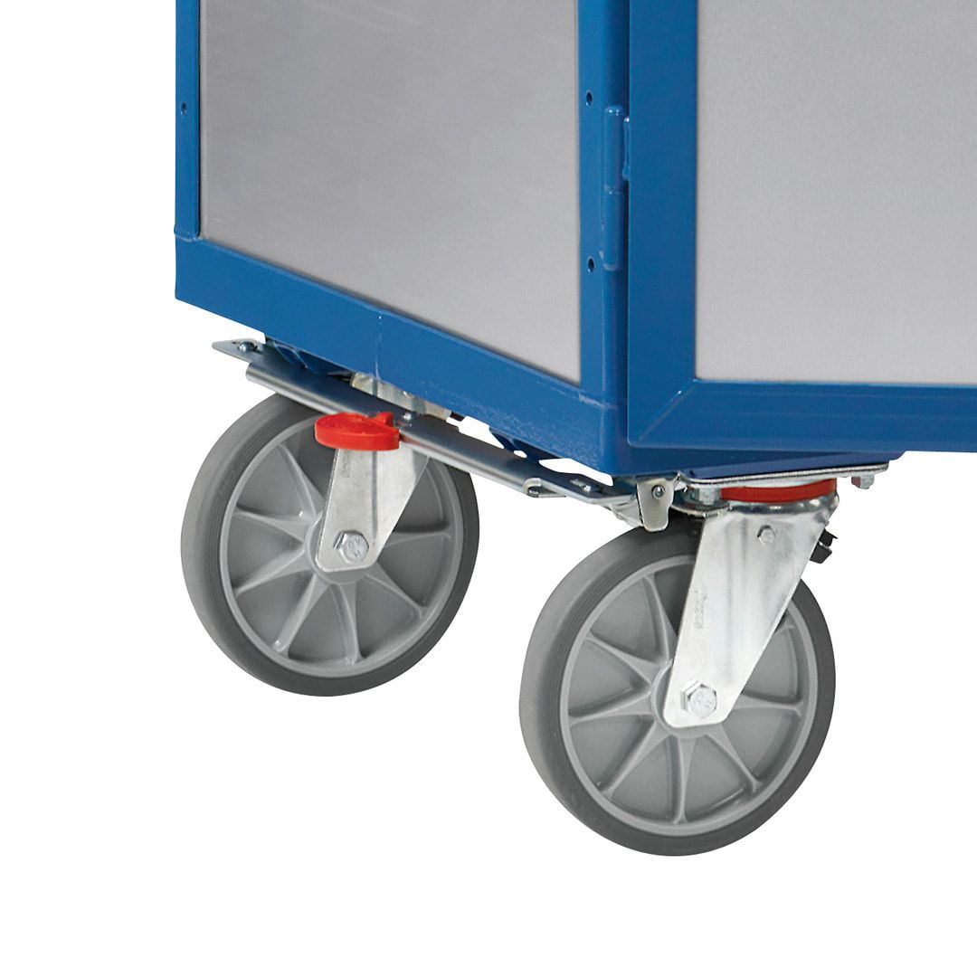 Fetra - Etagen-Kastenwagen - 750 kg - 680 x 1.000 mm (BxT) - Flügeltüren - Alu