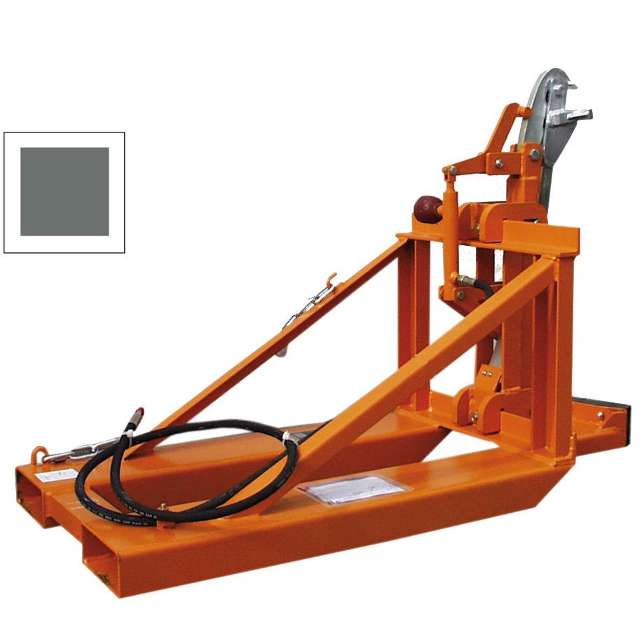 BAUER Fasslifter - 1 x 200/220-l-Fass - breite Auflage - feuerrot