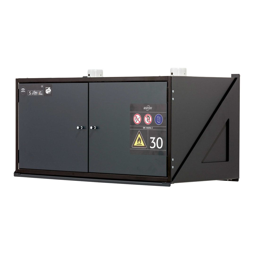 Sicherheitsschrank - Wandschrank Typ 30 - 482 x 995 x 470 mm (HxBxT) - anthrazitgrau