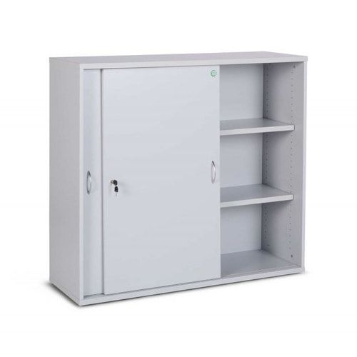 Schiebetürenschrank - Holz - 3 Böden - 1.095 x 1.200 x 400 mm (HxBxT) - Dekor Buche