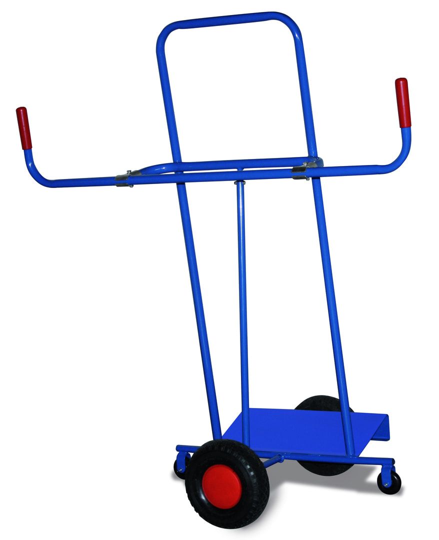 Plattenkarre - Luftbereifung - 250 kg Traglast - Standard - 1.425 x 680 x 1.260 mm (HxBxT)