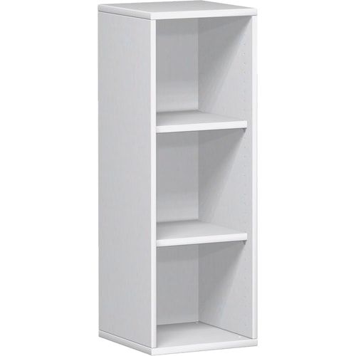 Büroregal, Metallsockel/Standfüße, 2 Einlegeböden, modular, Dreischicht-Feinspan, Einlegeboden, 1.152 x 1.000 x 425 mm (HxBxT), Dekor Ahorn