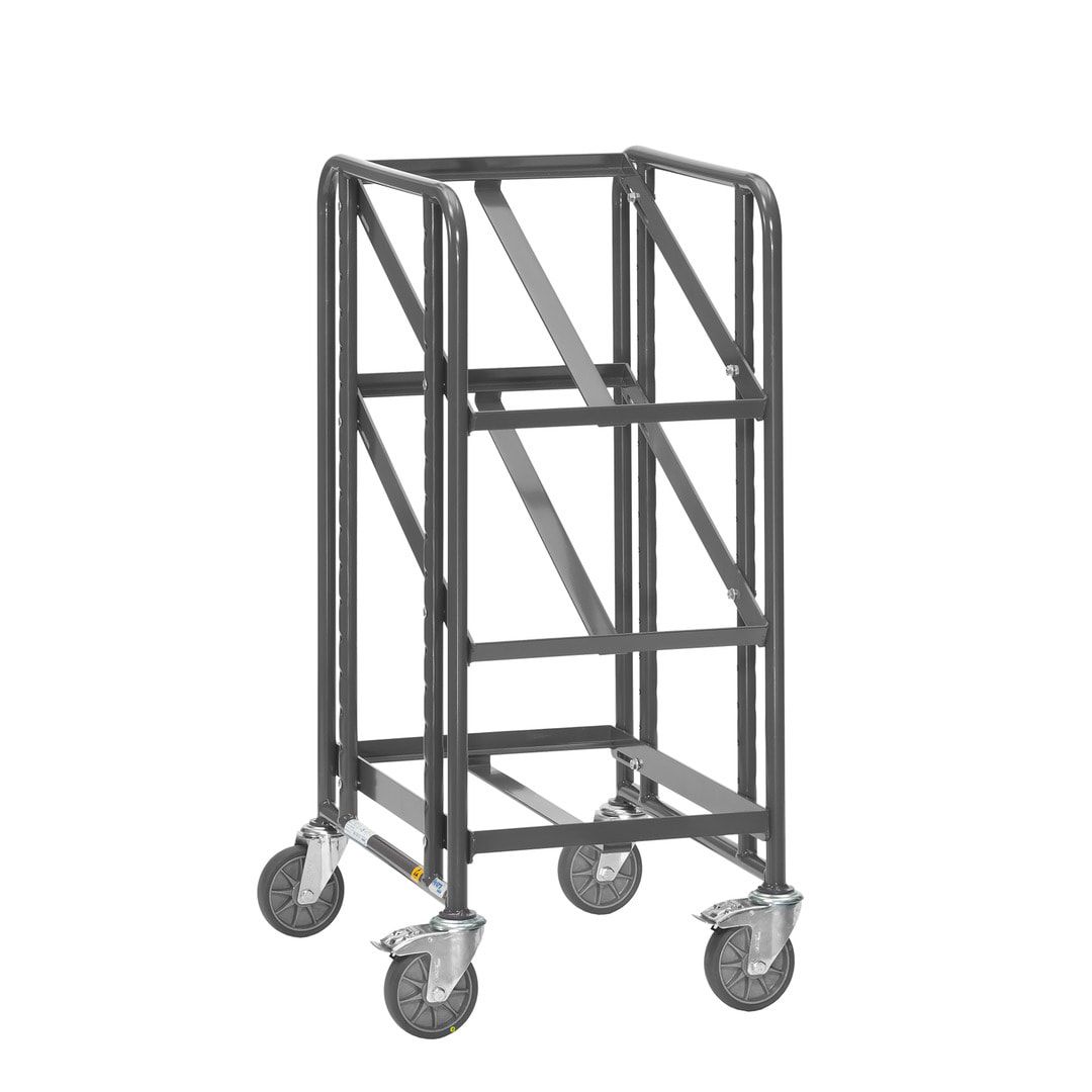 Fetra - ESD-Eurokastenwagen mit Etagenrahmen - Tragkraft 250 kg - 1.101 x 525 x 666 mm (HxBxT) - 3 Etagen