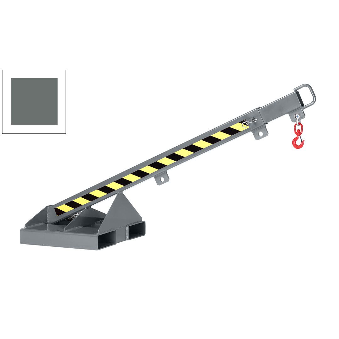 Lastarm - teleskopierbar, Neigung 25 Grad - Länge 1.650 mm - Traglast 175 - 1.000 kg - enzianblau