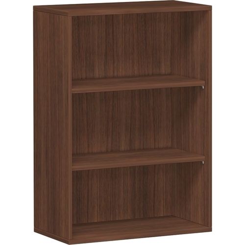Büroregal, Metallsockel/Standfüße, 2 Einlegeböden, modular, Dreischicht-Feinspan, Einlegeboden, 1.152 x 1.000 x 425 mm (HxBxT), Dekor Ahorn