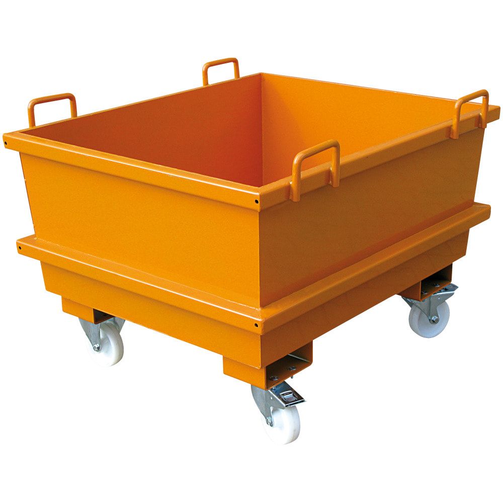 Eichinger Universal Container für Kran und Stapler, Volumen 1.000 l, Tragkraft 2.000 kg, 1.300 x 1.210 x 1.040 mm (HxBxT), Farbe enzianblau (RAL 5010)