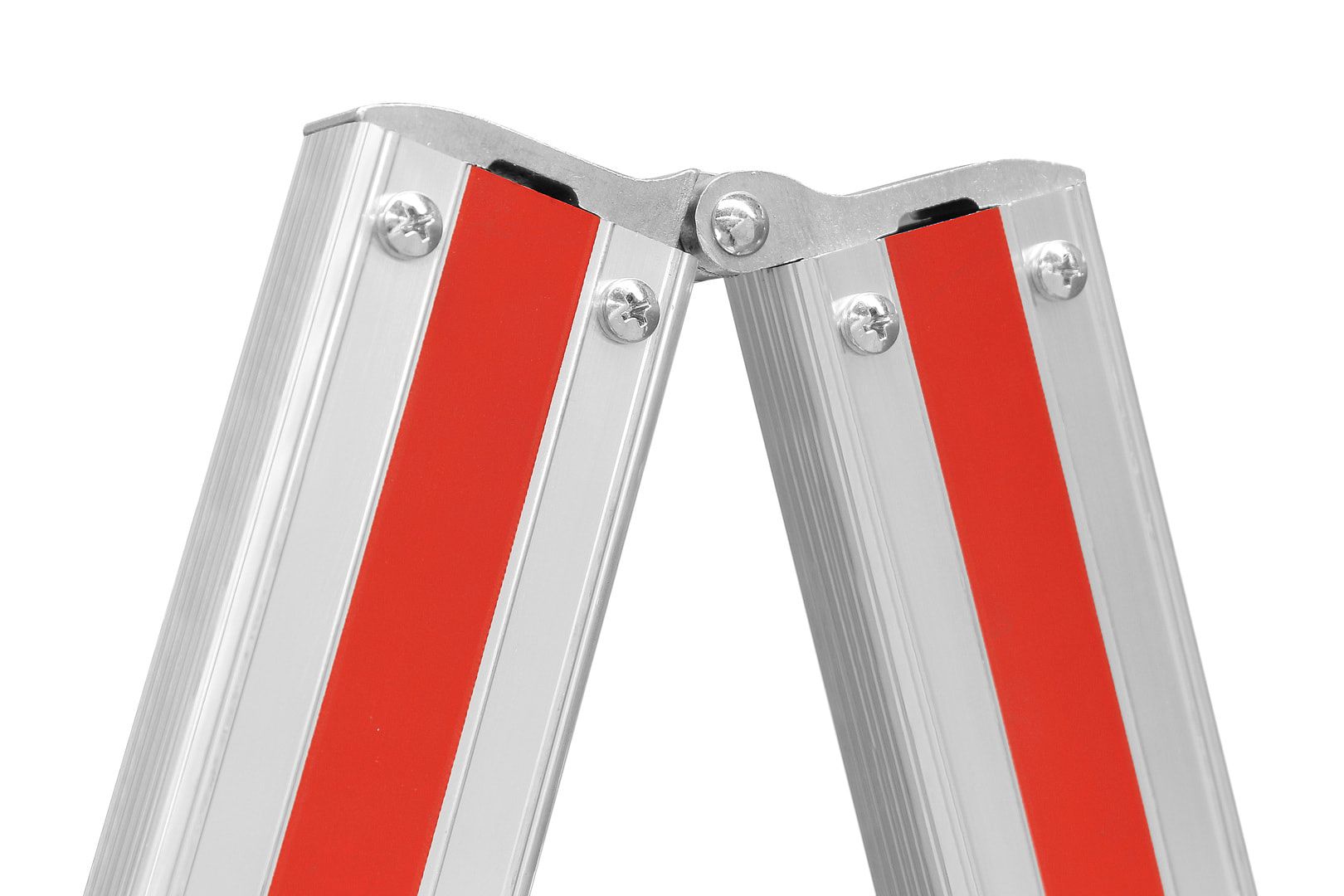 Aluminium-Sprossenstehleiter - Länge 1.470 mm - beidseitig begehbar - Aluleiter Hymer
