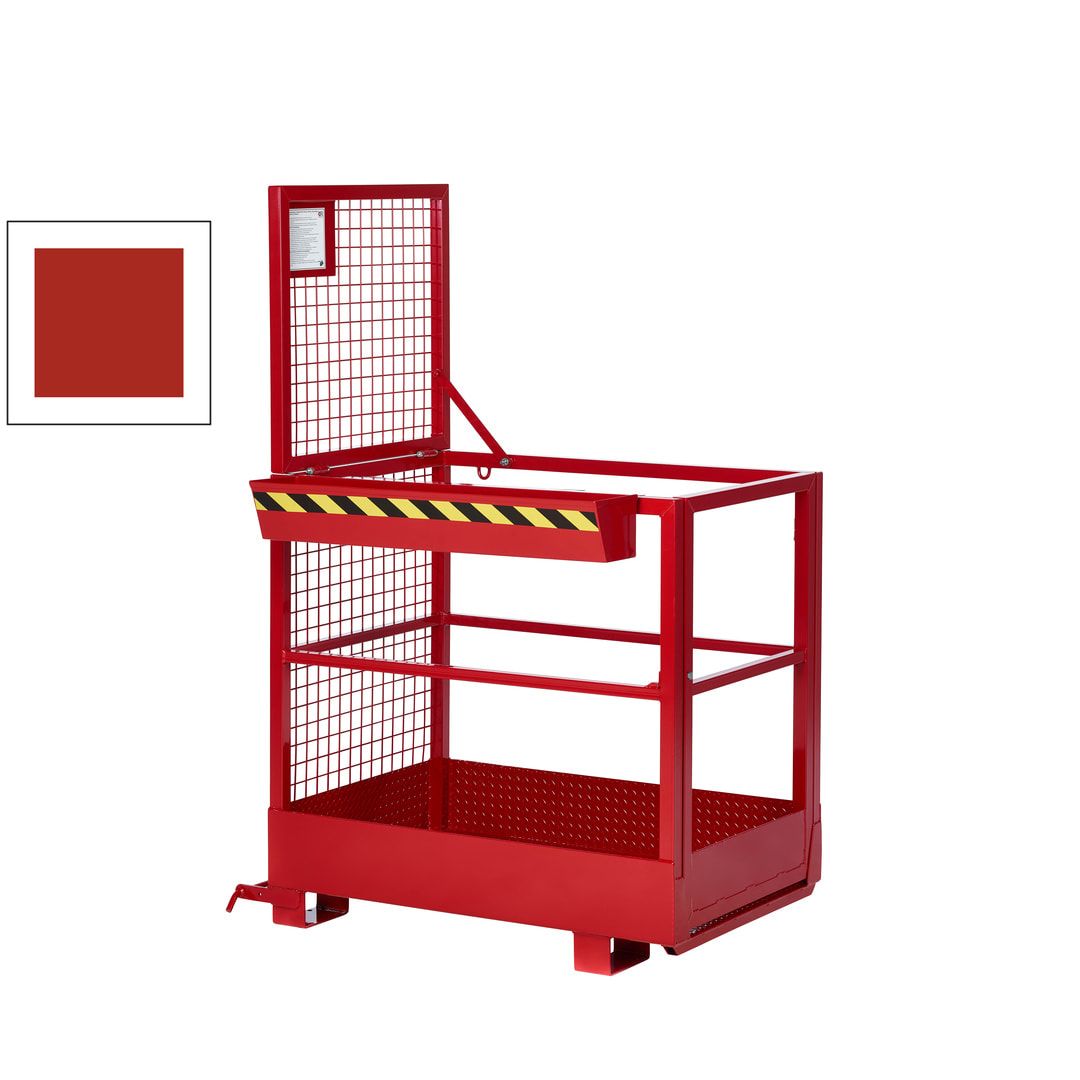 Arbeitskorb für Gabelstapler - Arbeitsbühne - Montagebühne - Staplerkorb - Traglast 300 kg - 1.910 x 800 x 1.200 mm - enzianblau