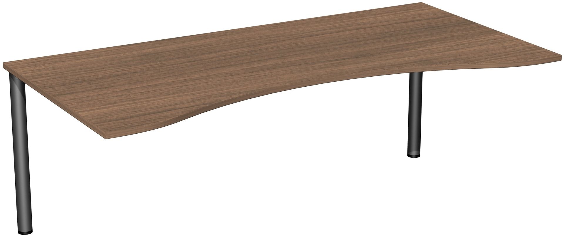Ergo-Schreibtisch - 4-Fuß Flex - Bürotisch - 720 x 1.600 x 1.000 mm (HxBxT) - Gestell anthrazit - Ahorn
