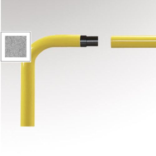 Anfangs- oder Endstück für Rammschutz Geländer System Flex - Outdoor Baukastensystem - Anfahrschutz aus Stahl - sichert Wege und Bereiche - verzinkt