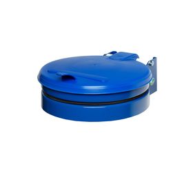 Müllsackhalter - Wandgerät - Stahl - Deckel Kunststoff - für 120 l Säcke - 370 x 465 mm (BxT) - Farbe wählbar