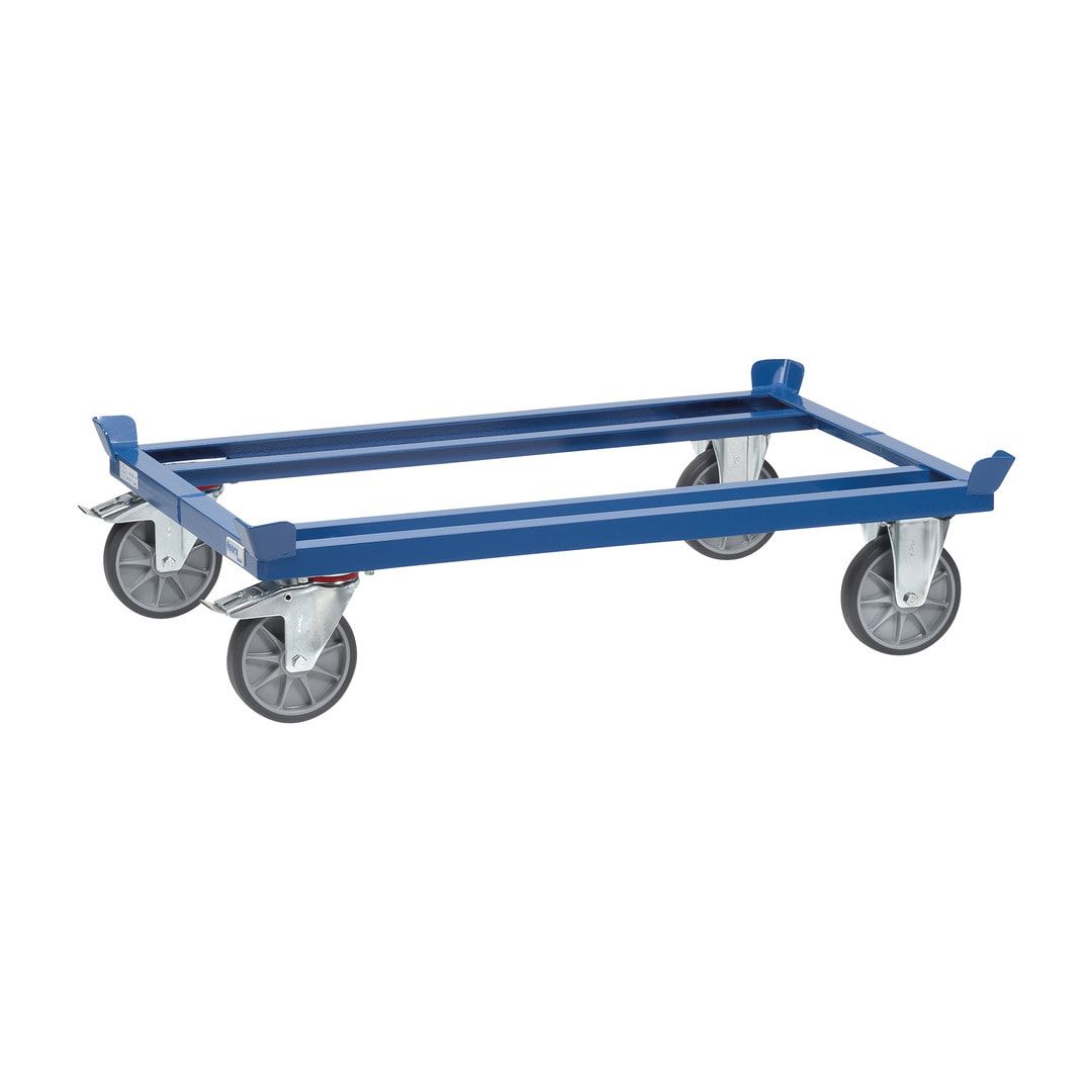 Fetra Palettenfahrgestell - Tragkraft 750 kg - 329 x 1.055 x 1.255 mm (HxBxT) - TPE Rollen