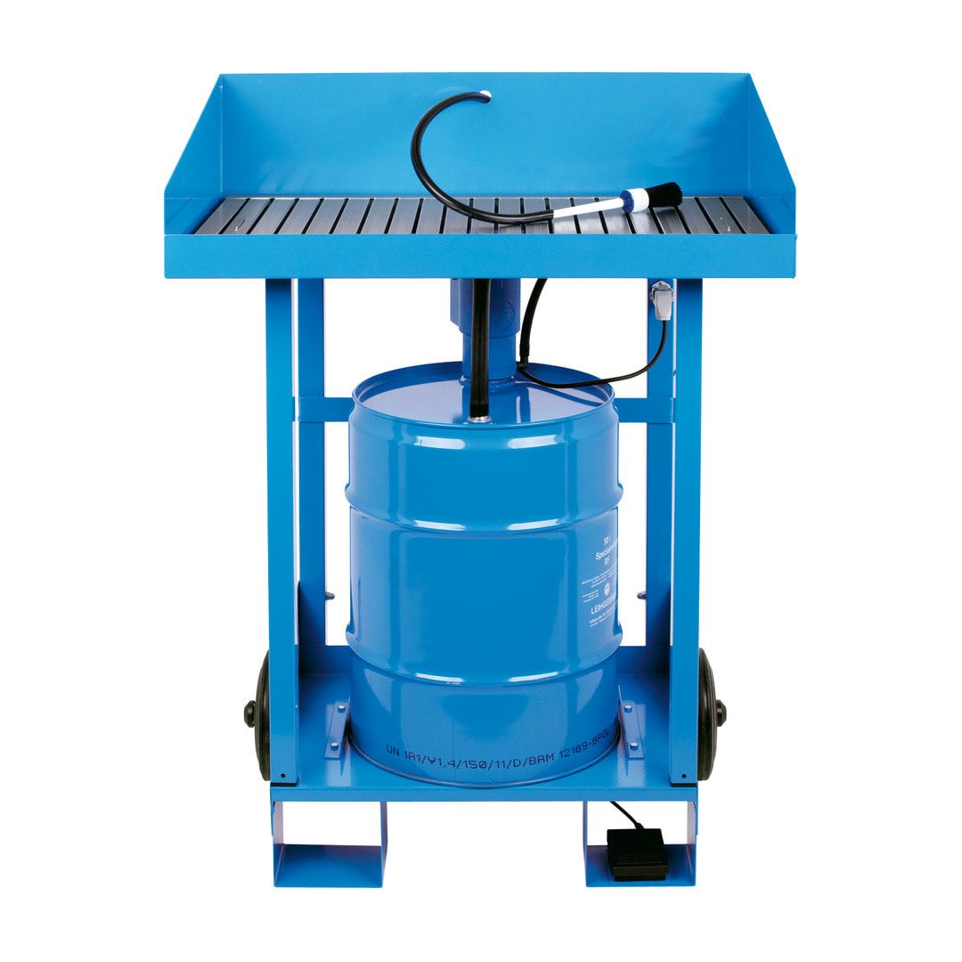 Teilereiniger - Teilewaschgerät - 1 x 50 l Fass Purgasol - Traglast 100 kg - Arbeitshöhe 920 mm