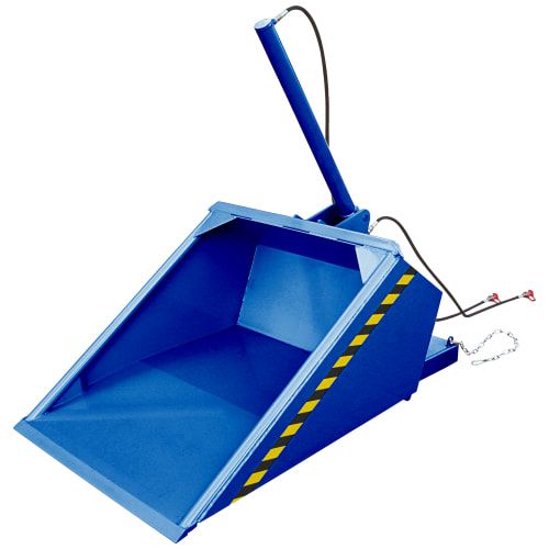 Eichinger Staplerschaufel, hydraulisch, Volumen 1.000 l, Traglast 1.000 kg, 740 x 1.650 x 1.745 mm, Farbe anthrazitgrau (RAL 7016)
