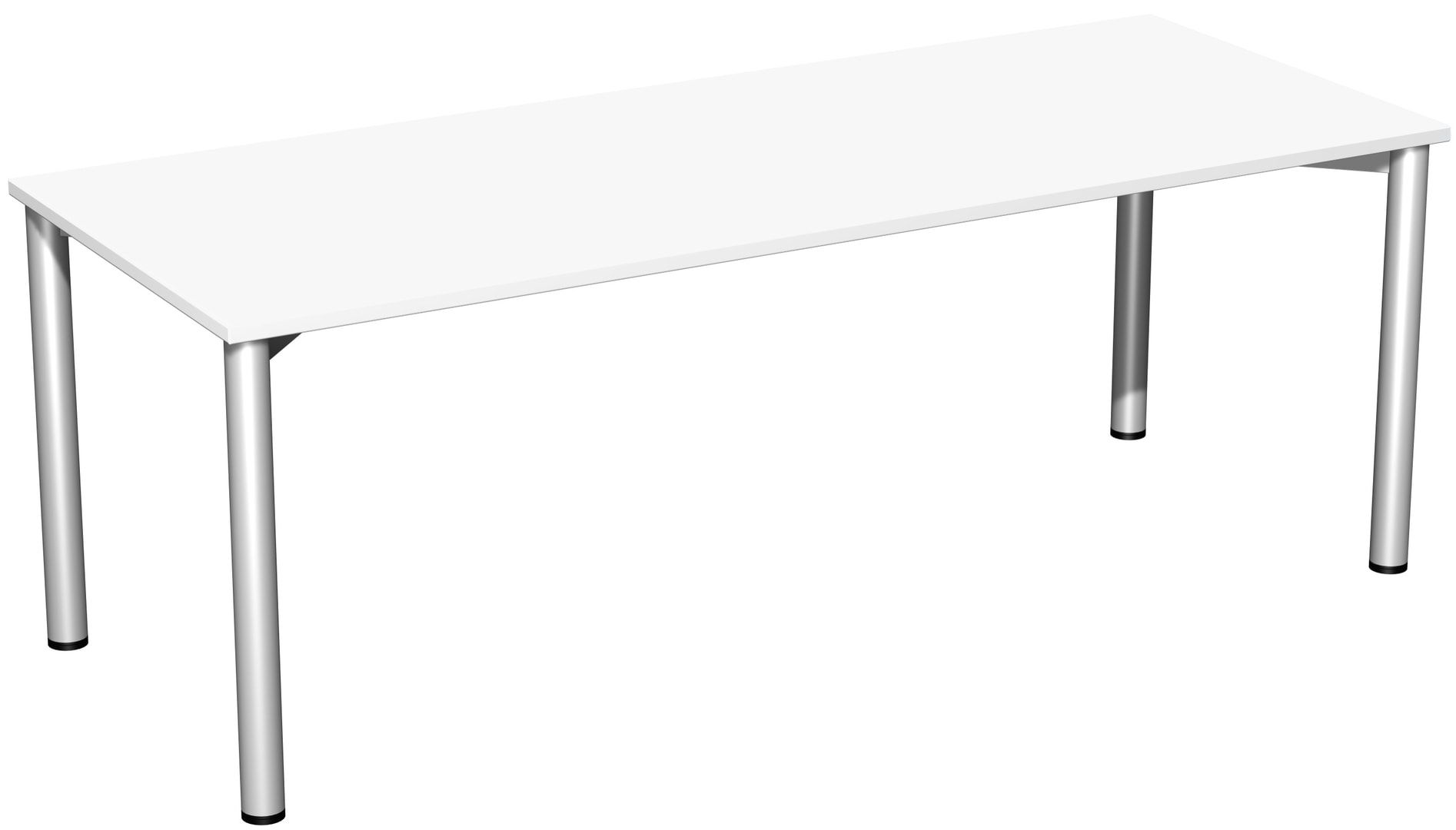 Schreibtisch - 4-Fuß Flex - Bürotisch - 720 x 1.000 x 800 mm (HxBxT) - Gestell anthrazit - Ahorn