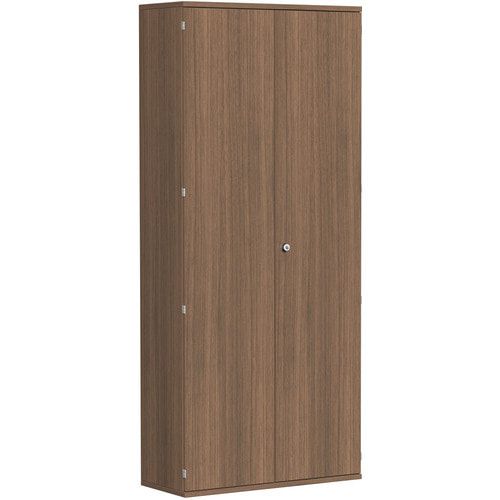 Flügeltürenschrank, Holztüren, 6 Ordnerhöhen, 5 Dekor-Einlegeböden, 2.304 x 1.000 x 425 mm (HxBxT), Frontfarbe Ahorn, Korpusfarbe Ahorn