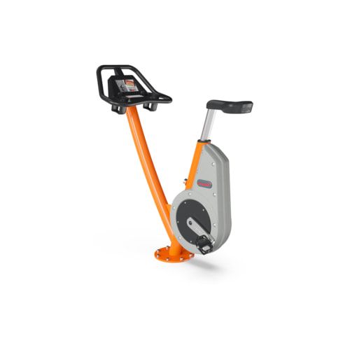 Sport Bike, Cardio, interaktiv, verstellbar auf 13 Sitzhöhen, Elektromotor, Edelstahlkurbel, Q-Faktor 175 mm, 1.180 x 510 x 1.100 mm (HxBxT), Grau