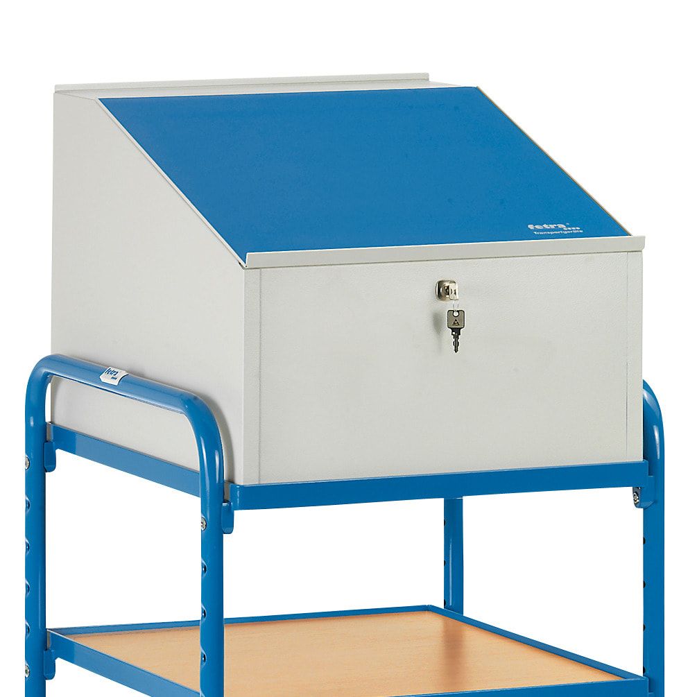 Fetra - Rollpult m. Schreibpultaufsatz - (HxBxT) 1.320 x 500 x 600 mm - 2 Böden